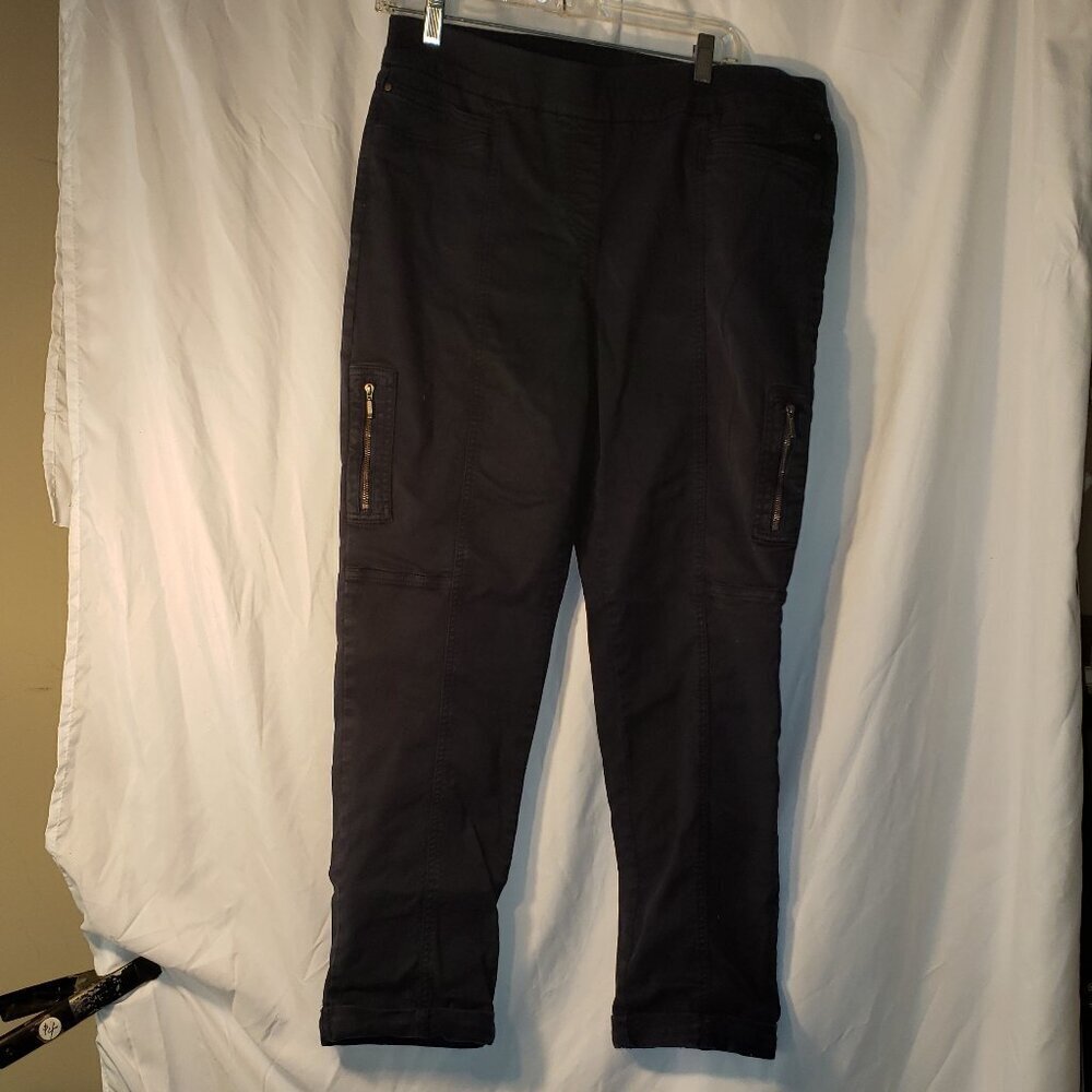 So Slimming by Chico's Black Jeans w/Zippered Pockets - Chico's 2